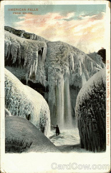 American Falls From Below Niagara Falls New York