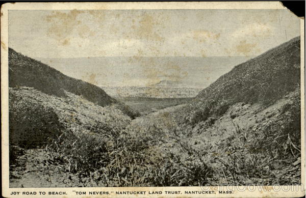 Joy Road To Beach Nantucket Massachusetts