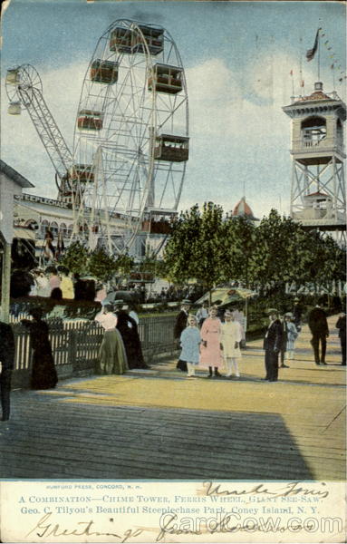 Ferris Wheel, Steeplechase Park Coney Island New York