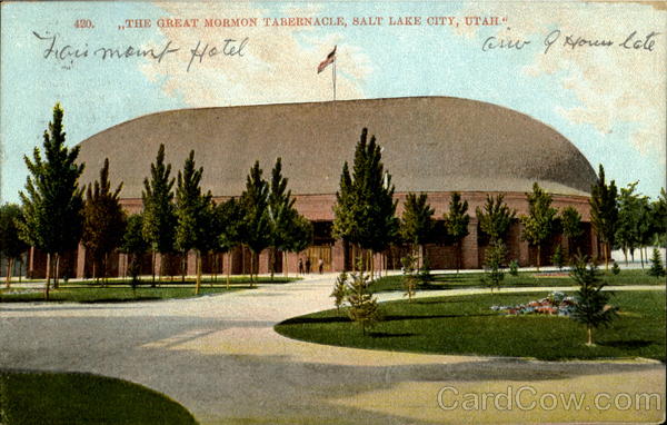 The Great Mormon Tabernacle Salt Lake City Utah