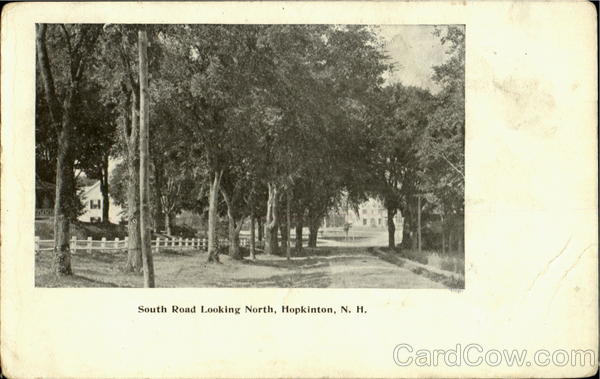 South Road Looking North Hopkinton New Hampshire