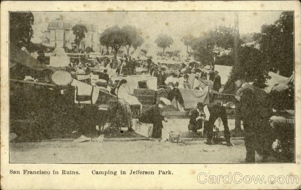 San Francisco In Ruins California