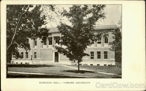 Robinson Hall, Harvard University Cambridge Massachusetts