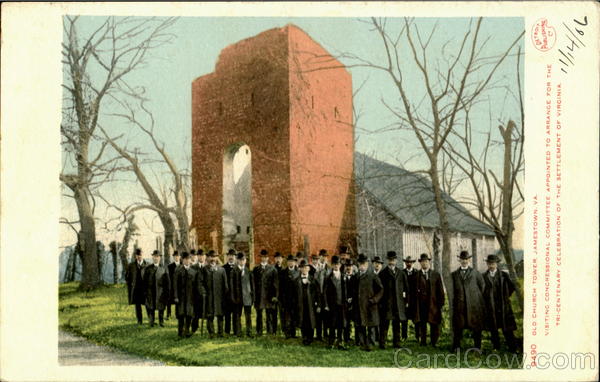 Old Church Tower Jamestown Virginia