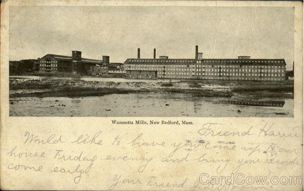Wamsutta Mills New Bedford Massachusetts