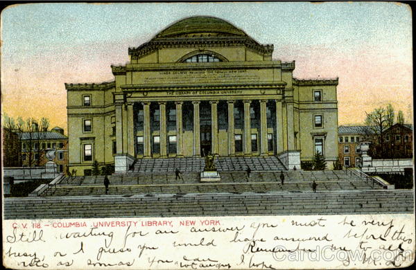 Columbia University Library New York City