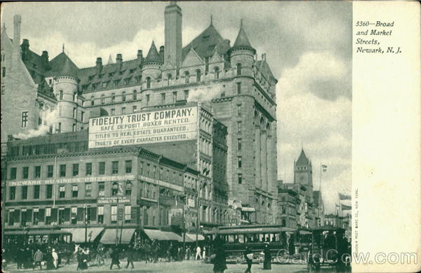 Broad And Market Streets Newark New Jersey