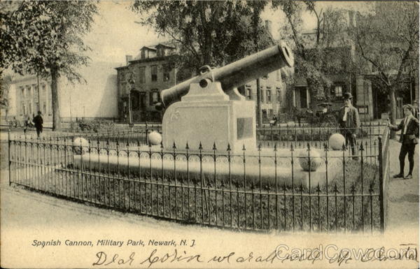 Spanish Cannon, Military Park Newark New Jersey