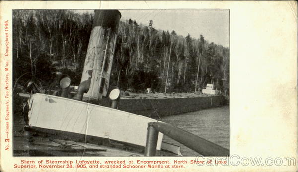 Stern Of Steamship Lafayette Disasters