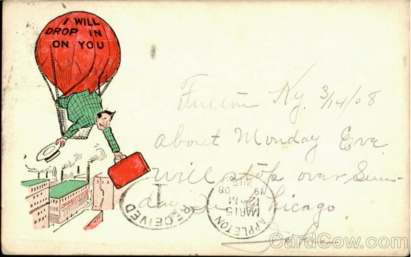 I Will Drop In On You Hot Air Balloon Hot Air Balloons