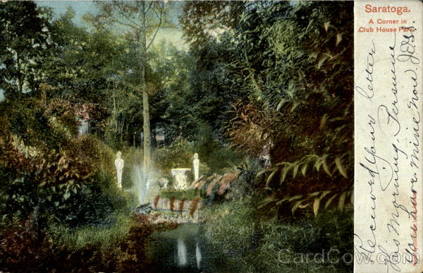 A Corner In Club House Park Saratoga New York