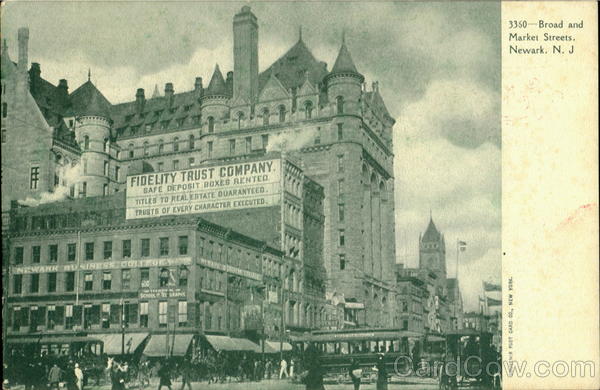 Broad And Market Streets Newark New Jersey