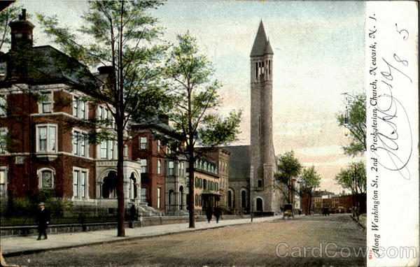 Along Washington St., 2Nd Presbyterian Church Newark New Jersey