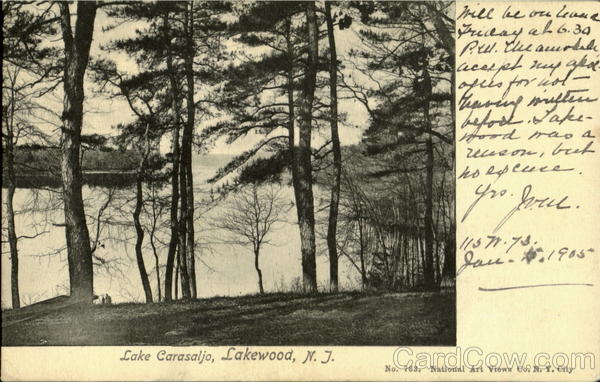 Lake Carasaljo Lakewood New Jersey
