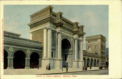 North Or Union Station Postcard