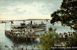Pilgrim At Landing Peaks Island Postcard