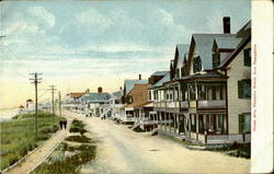 Ocean Ave Hampton Beach, NH Postcard Postcard