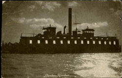 Boston Harbor Postcard