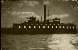 Boston Harbor Massachusetts Postcard Postcard