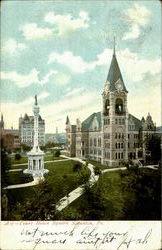 Court House Square Scranton, PA Postcard Postcard