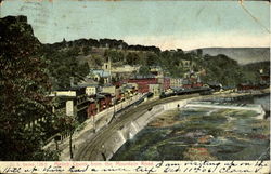 Mauch Chunk From The Mountain Road Jim Thorpe, PA Postcard Postcard