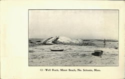 Well Rock , Minot Beach Postcard