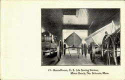 Boat Room , Minot Beach Postcard