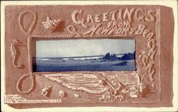 Greetings From Newport Beach California Postcard Postcard
