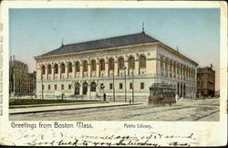 Public Library Postcard