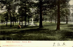 Campus Pontiac, MI Postcard Postcard