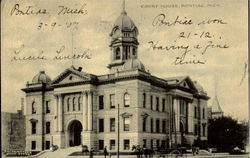 Court House Pontiac, MI Postcard Postcard