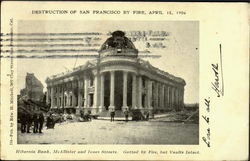 Destruction Of San Francisco By Fire Postcard