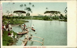 Hawaiian Fishermen Hilo, HI Postcard Postcard