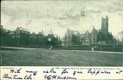 Assembly Hall And Smith College Buildings Northampton, MA Postcard Postcard