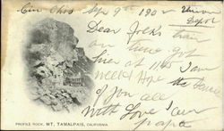 Profile Rock Postcard