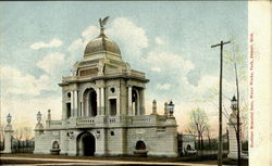Hurlburt Memorial Gate, Water Works Park Postcard