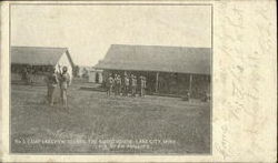 Camp Lakeview Scenes Postcard