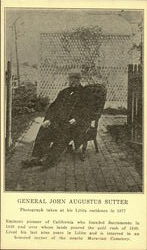 General John Augustus Sutter Postcard