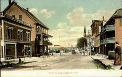 Union Avenue Lakeport, NH Postcard Postcard