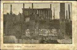 San Francisco In Ruins Postcard