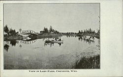 View In Lake Park Postcard