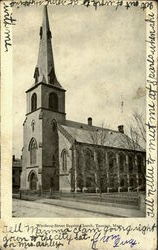 Winthrop Street Baptist Church Taunton, MA Postcard Postcard