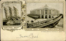 South Terminal Boston, MA Postcard Postcard