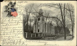 The Church On The Hill Lenox, MA Postcard Postcard