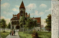 Public Library Postcard