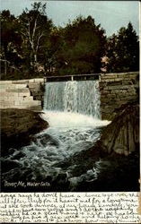 Water Falls Dover, ME Postcard Postcard