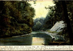 Blue River, Swope Park Postcard