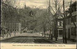 Steps Leading To Lafayette College Postcard