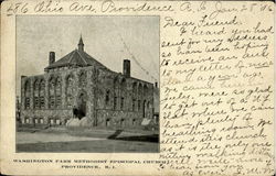 Washington Park Methodist Episcopal Church Providence, RI Postcard Postcard