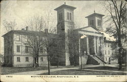 Wofford College Spartanburg, SC Postcard Postcard